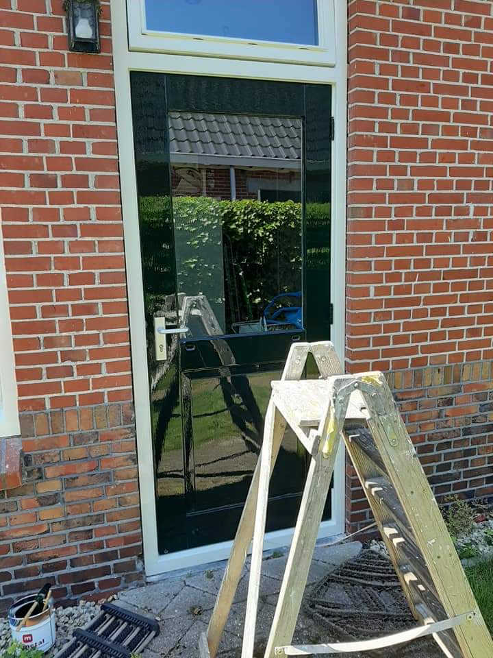 Geplaatste isolatieglas deur